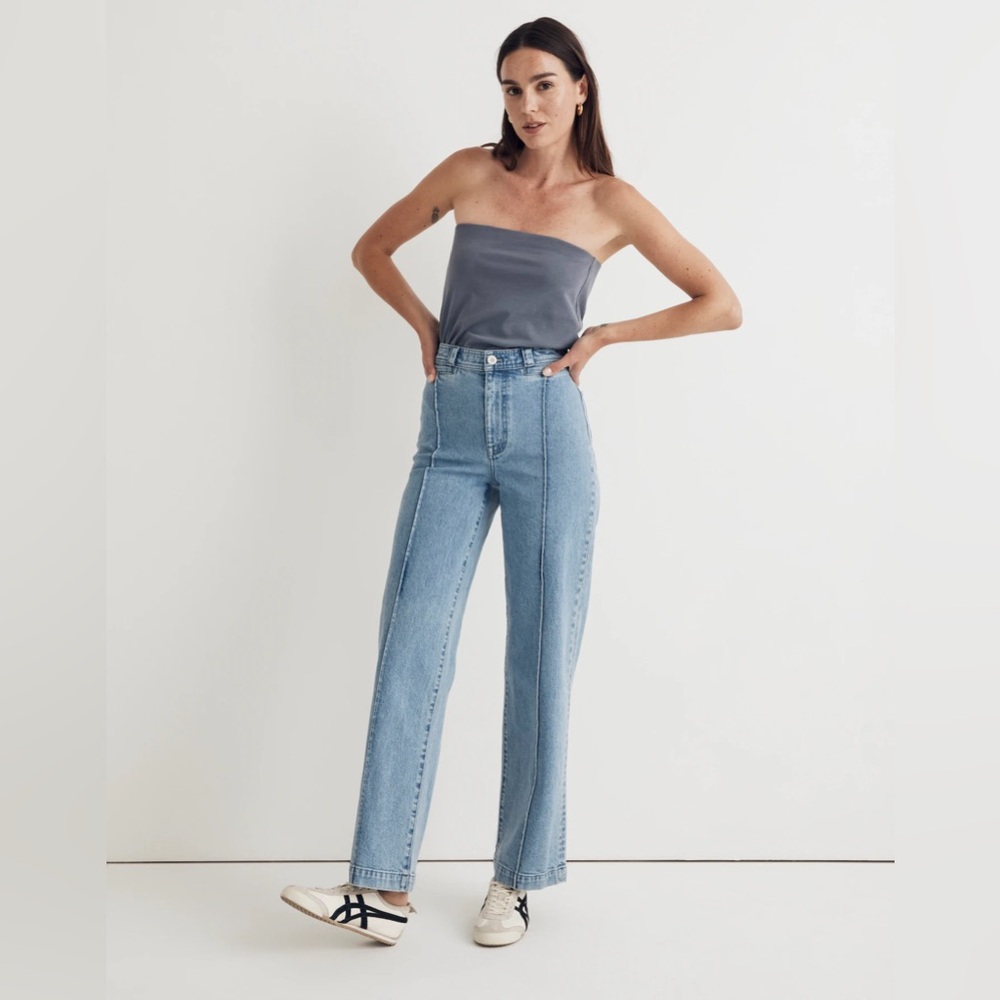 Madewell size 32 The Perfect Vintage Wide-Leg Jean jeans Paradelle Wash blue